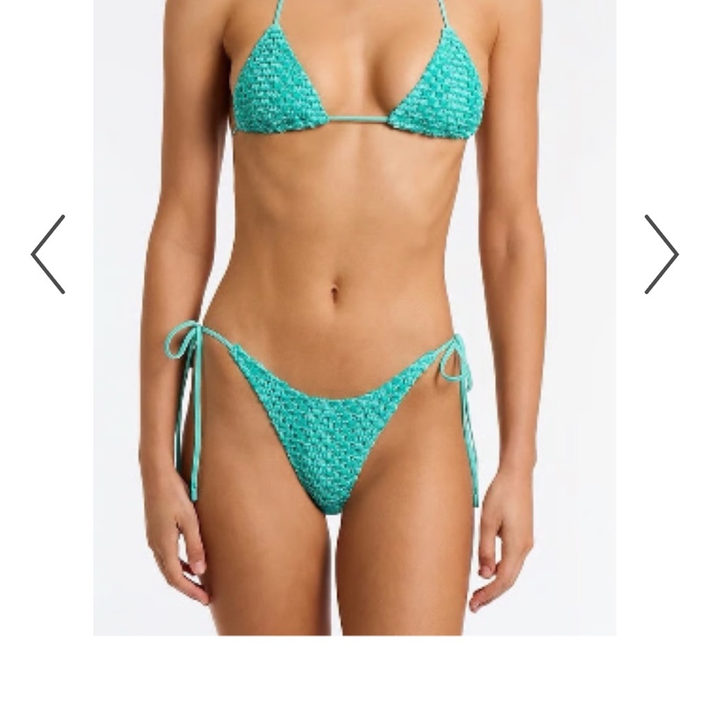 Vinca Tiel Crochet Triangl Bikini Set NWT *Rare*